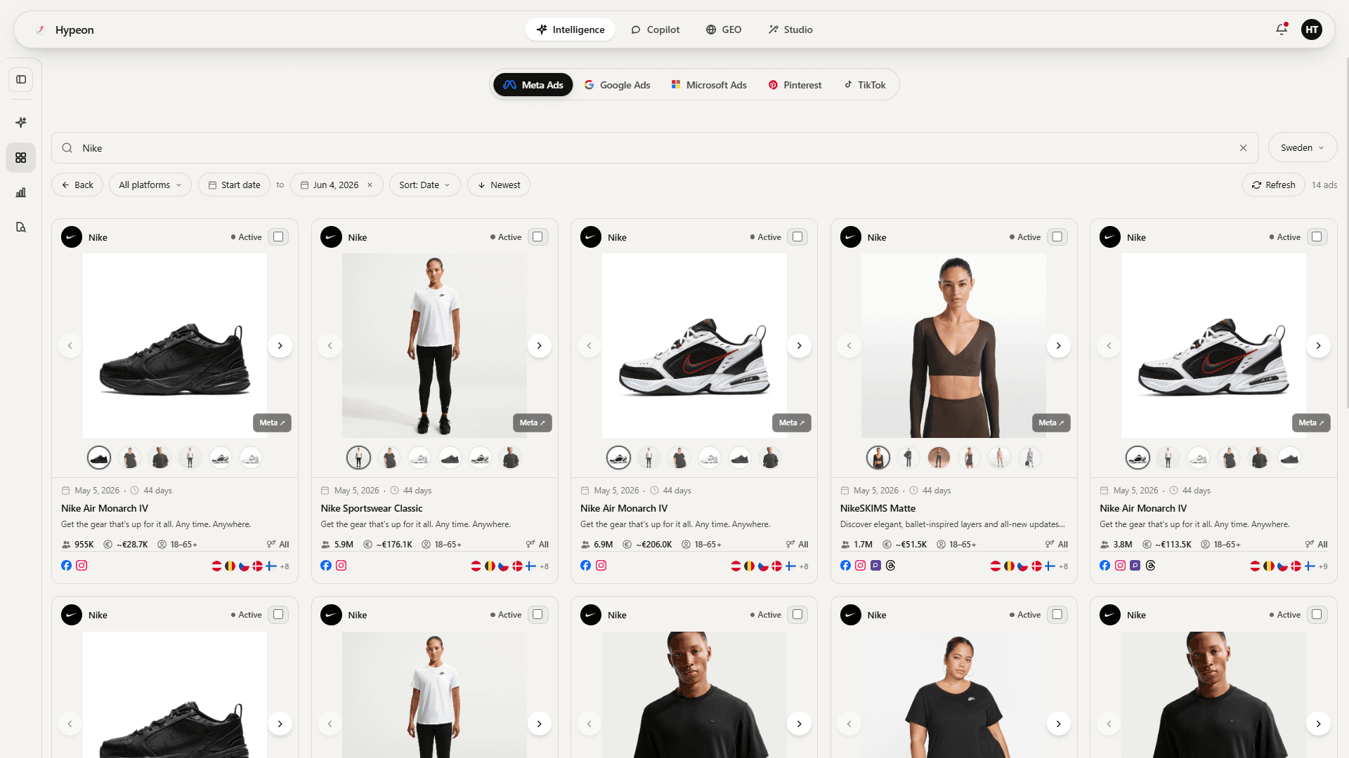 Trendalytics Dashboard UI